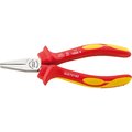 Stahlwille Tools VDE flat nose plier, short L.160 mm head chrome plated handles insulated 65078160